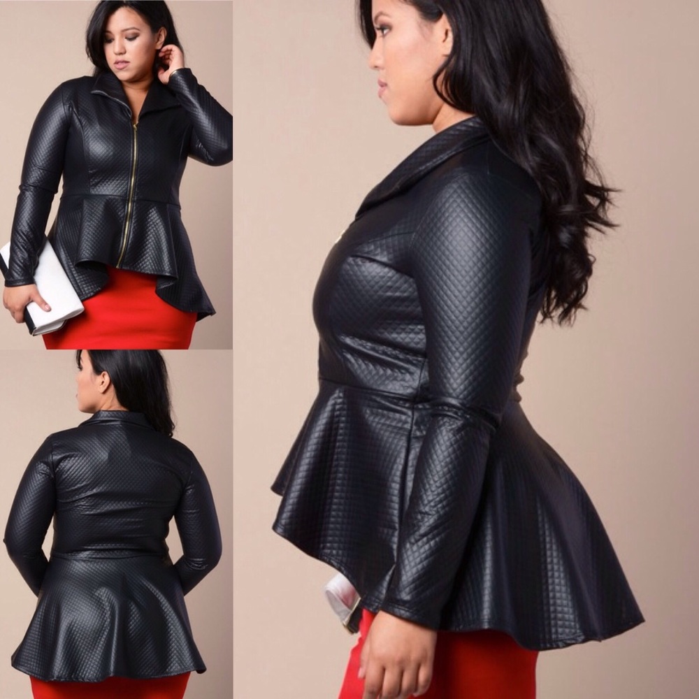 Quilted Peplum Top